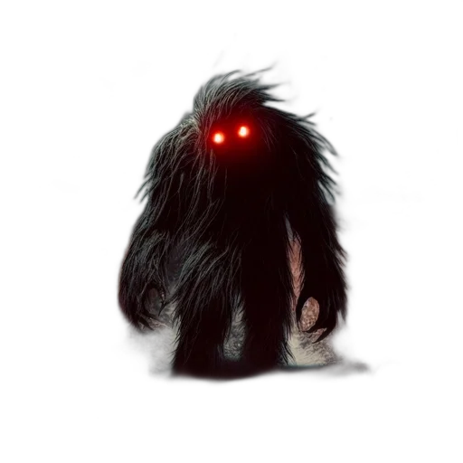 creature, hair, animal, mask transparent PNG cut-out