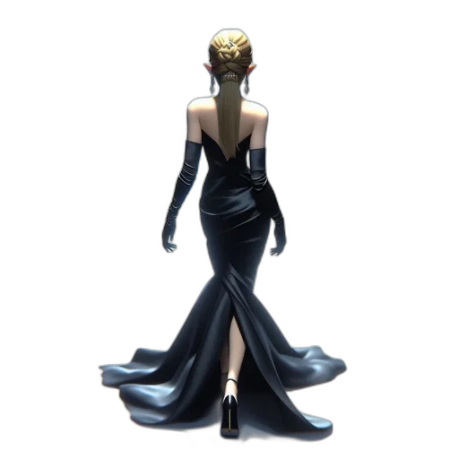 dress, jewelry, 3d render, concept art transparent PNG cut-out