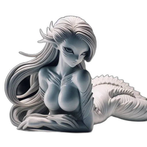dragon, creature, hair, fantasy art transparent PNG cut-out