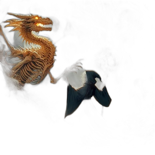 dragon, animal, creature, concept art transparent PNG cut-out