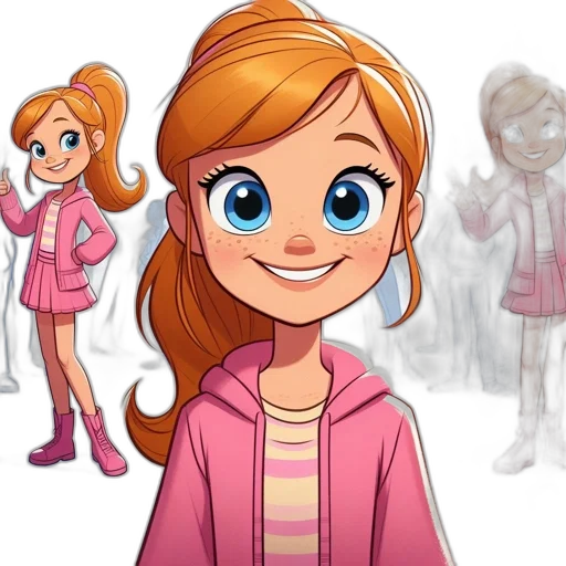 jacket, face, cartoon, concept art transparent PNG cut-out