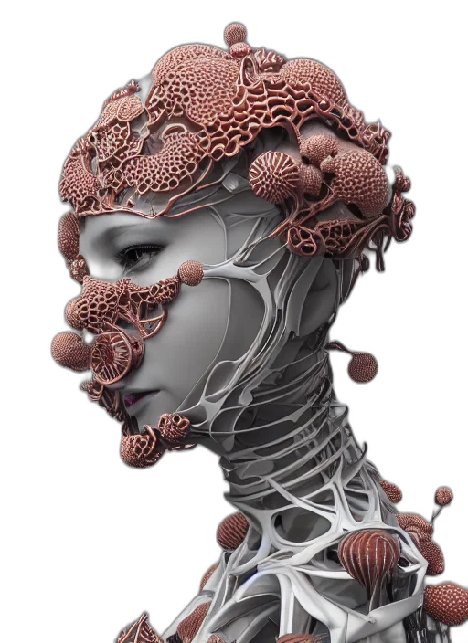 robot, mask, jewelry, face transparent PNG cut-out