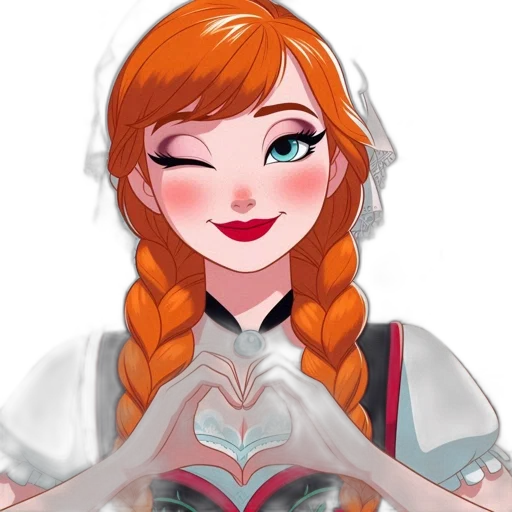 dress, jewelry, face, cartoon transparent PNG cut-out