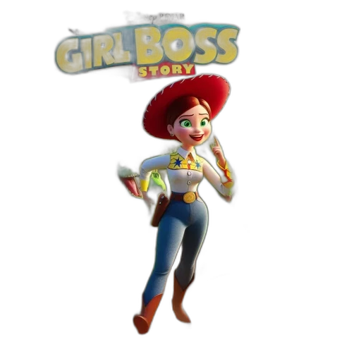 staff, hat, concept art, 3d render transparent PNG cut-out