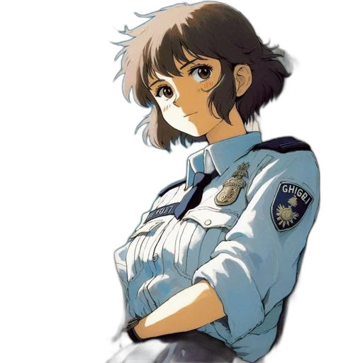 jacket, staff, weapon, face transparent PNG cut-out