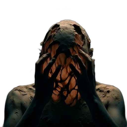 mask, face, creature, hair transparent PNG cut-out