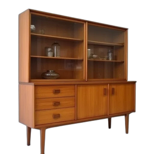 furniture, staff, 3d render, wooden transparent PNG cut-out