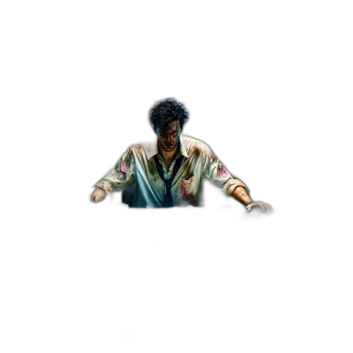 jacket, hair, face, jewelry transparent PNG cut-out