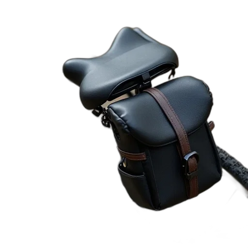 3d render, front, saddle, seat transparent PNG cut-out
