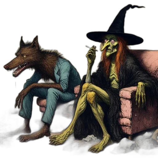 creature, concept art, fantasy art, comic book art transparent PNG cut-out