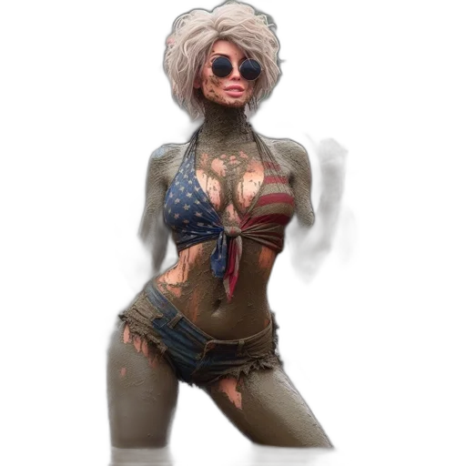 weapon, mask, staff, jacket transparent PNG cut-out