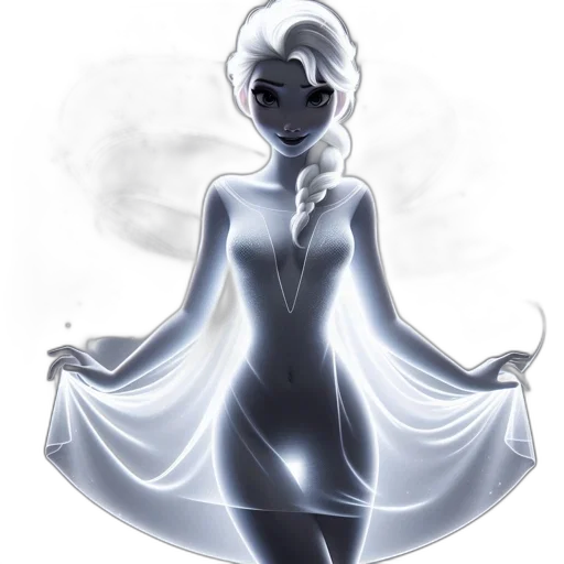 dress, mask, robot, staff transparent PNG cut-out