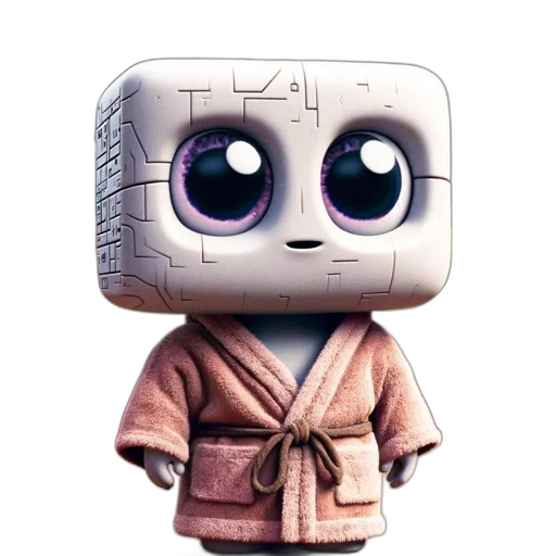robot, concept art, 3d render, comic book art transparent PNG cut-out