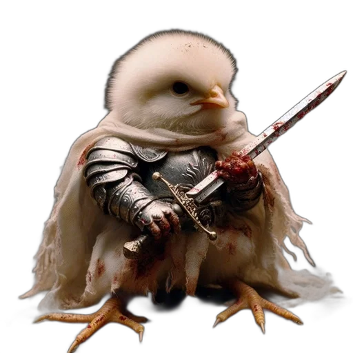 animal, sword, creature, staff transparent PNG cut-out