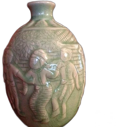 bottle, green, vase, people transparent PNG cut-out