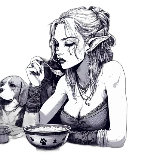 food, concept art, fantasy art, comic book art transparent PNG cut-out