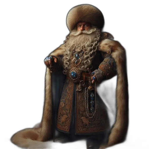 jacket, staff, mask, crown transparent PNG cut-out