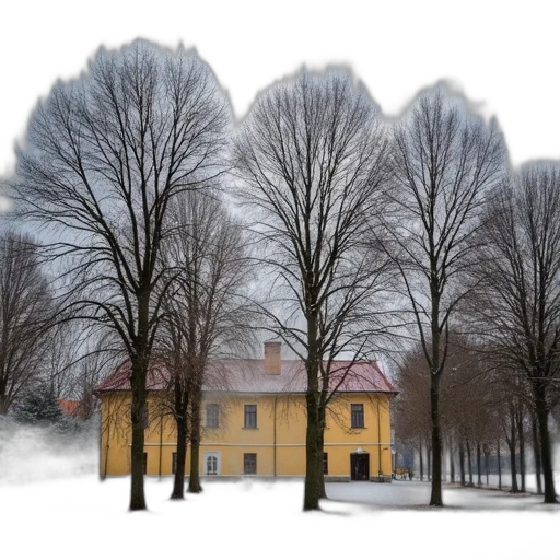 building, tree, furniture, photorealistic transparent PNG cut-out