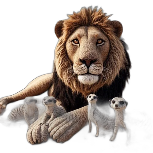 animal, concept art, photorealistic, fantasy art transparent PNG cut-out