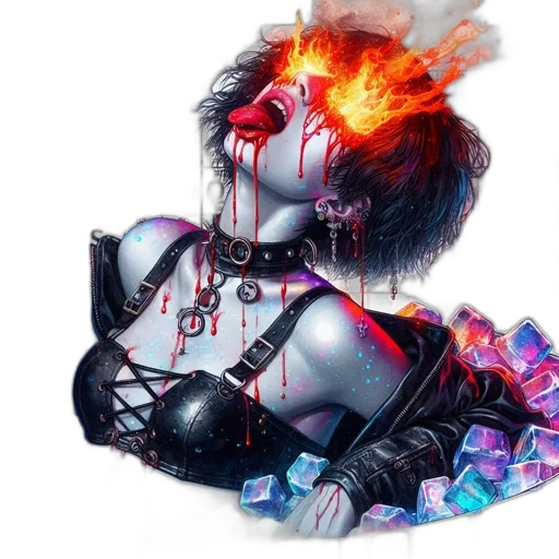 robot, jacket, mask, jewelry transparent PNG cut-out