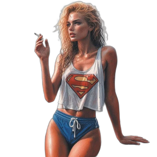 comic book art, oil painting, photorealistic, concept art transparent PNG cut-out