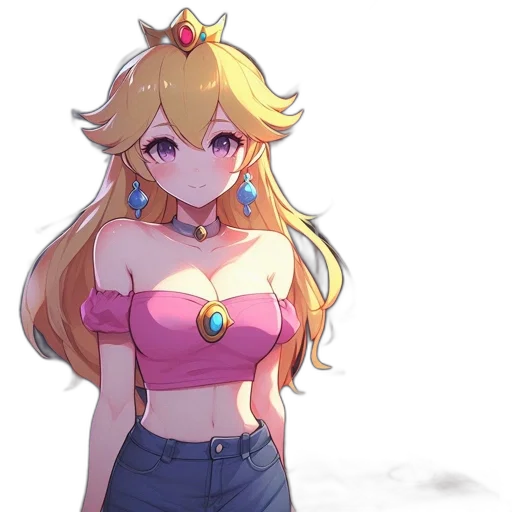 dress, crown, weapon, staff transparent PNG cut-out