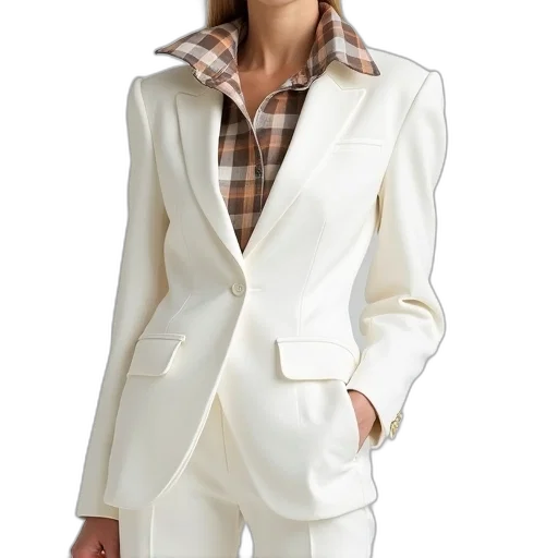 jacket, earth tones, monochrome, elegant transparent PNG cut-out