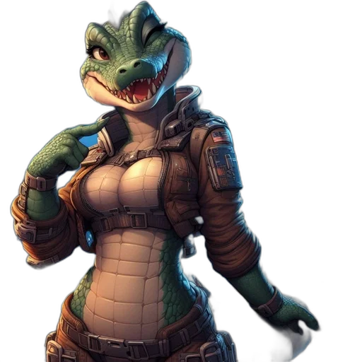 dragon, staff, creature, animal transparent PNG cut-out