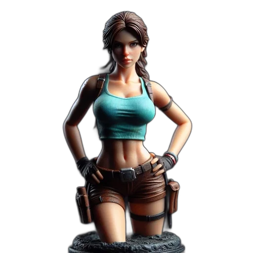 concept art, 3d render, fantasy art, pixel art transparent PNG cut-out