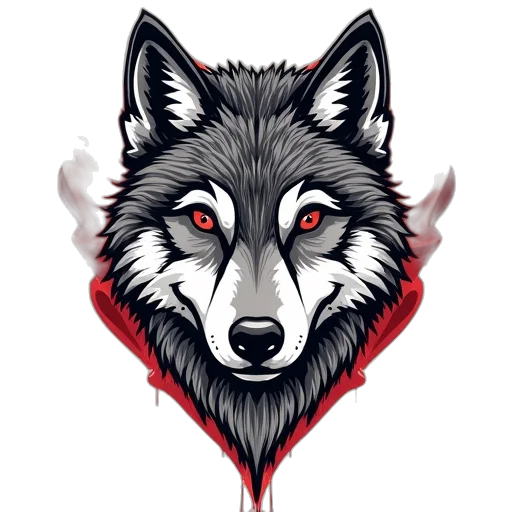 animal, face, fantasy art, pixel art transparent PNG cut-out