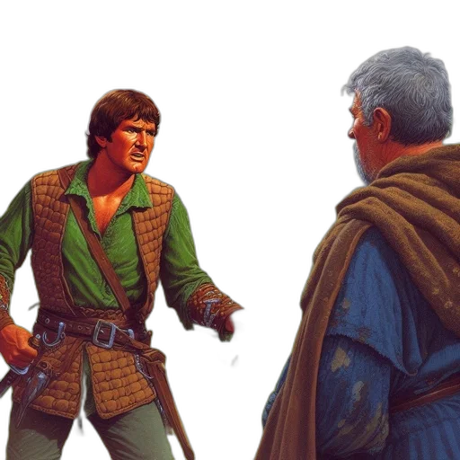 jacket, sword, concept art, fantasy art transparent PNG cut-out