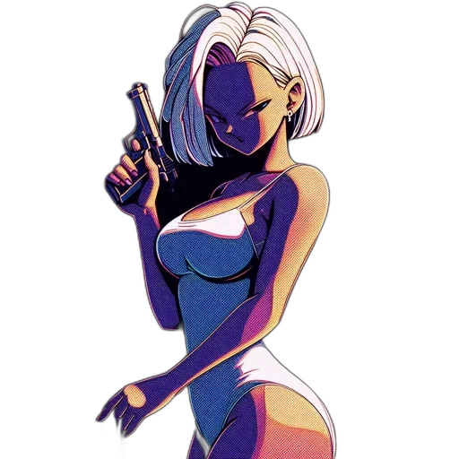 dress, weapon, mask, robot transparent PNG cut-out