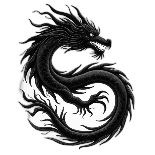 dragon, staff, creature, animal transparent PNG cut-out