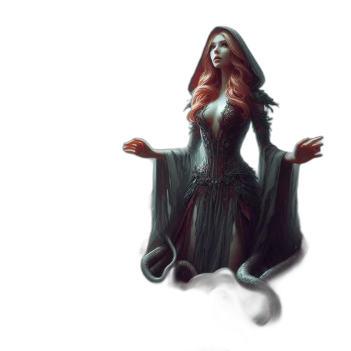 dress, crown, creature, concept art transparent PNG cut-out