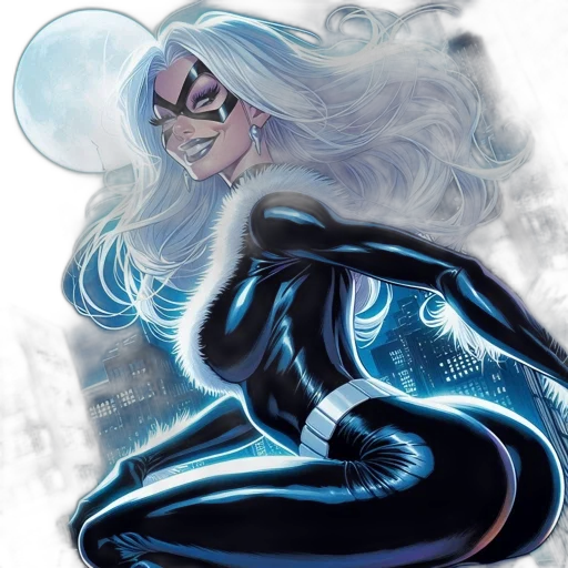 comic book art, concept art, fantasy art, female transparent PNG cut-out