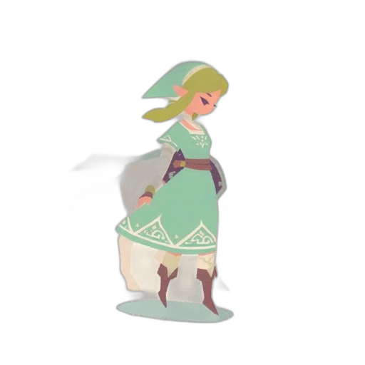 dress, sword, staff, hat transparent PNG cut-out
