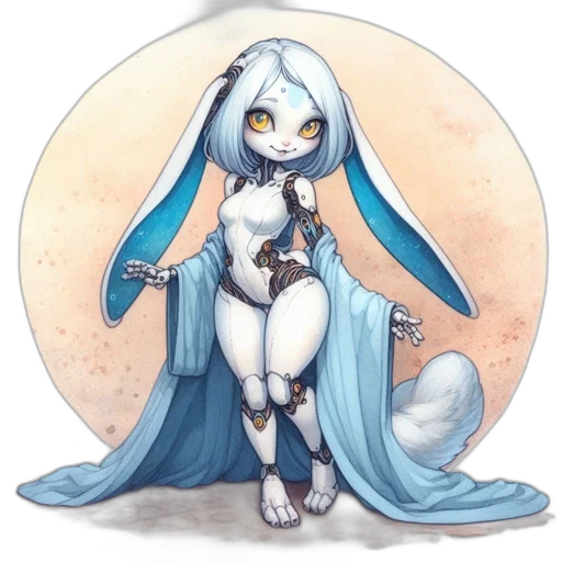 staff, robot, dragon, dress transparent PNG cut-out