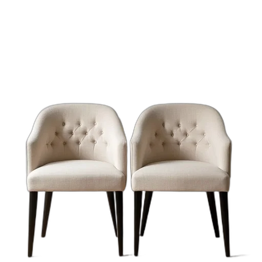 furniture, 3d render, pair, dining transparent PNG cut-out