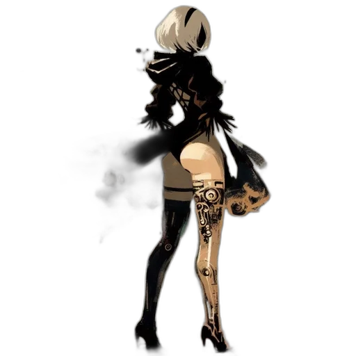 dress, staff, concept art, fantasy art transparent PNG cut-out