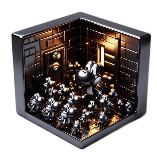 jewelry, 3d render, outer space, inside transparent PNG cut-out