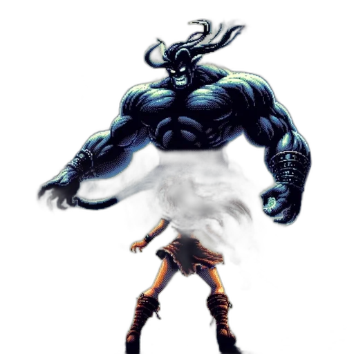 creature, hair, weapon, dragon transparent PNG cut-out