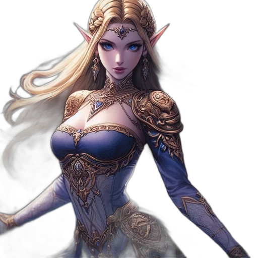 dress, fantasy art, concept art, pixel art transparent PNG cut-out
