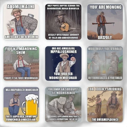 series, vibrant, comical, illustrations transparent PNG cut-out