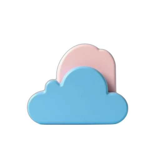 hat, 3d render, vaporwave, pastel transparent PNG cut-out