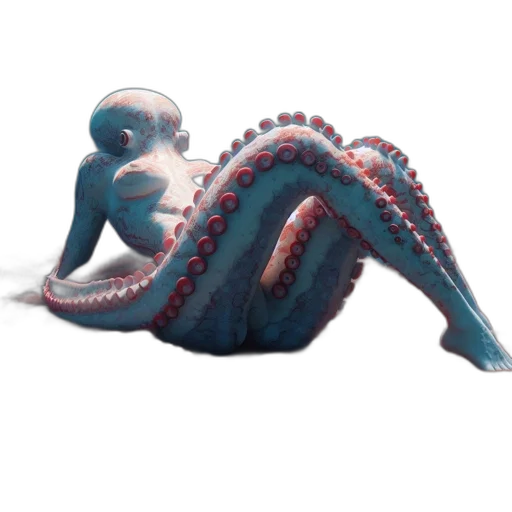 creature, animal, concept art, 3d render transparent PNG cut-out