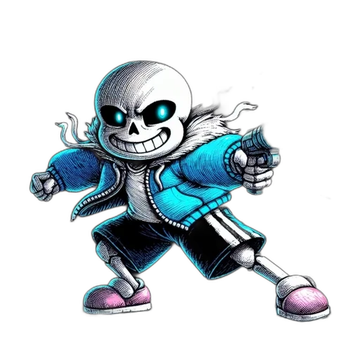 robot, jacket, weapon, staff transparent PNG cut-out