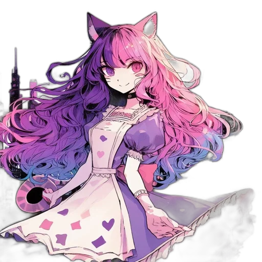 staff, dress, anime, fantasy art transparent PNG cut-out