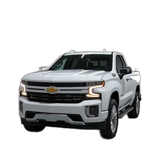 car, photorealistic, white, chevrolet transparent PNG cut-out