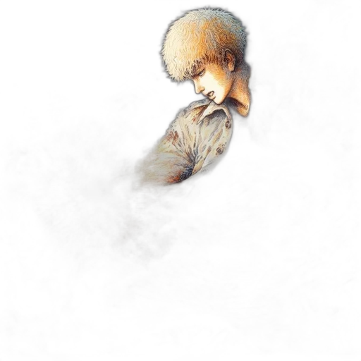 face, hair, staff, mask transparent PNG cut-out