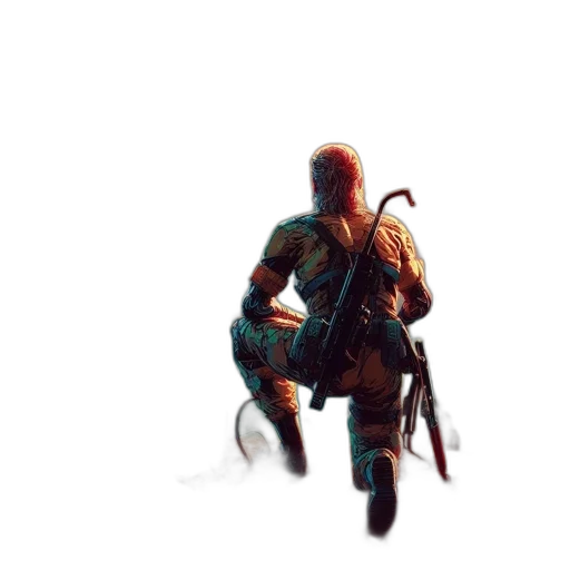 weapon, sword, robot, staff transparent PNG cut-out